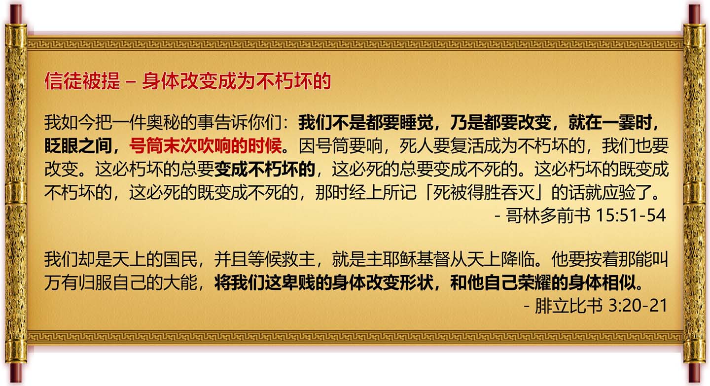 信徒被提经文-腓立比书3章-卷轴高清图