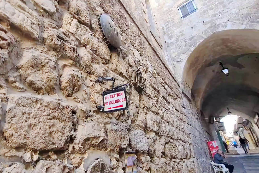 苦路十四站第八站-街道-耶路撒冷妇女为主哭泣