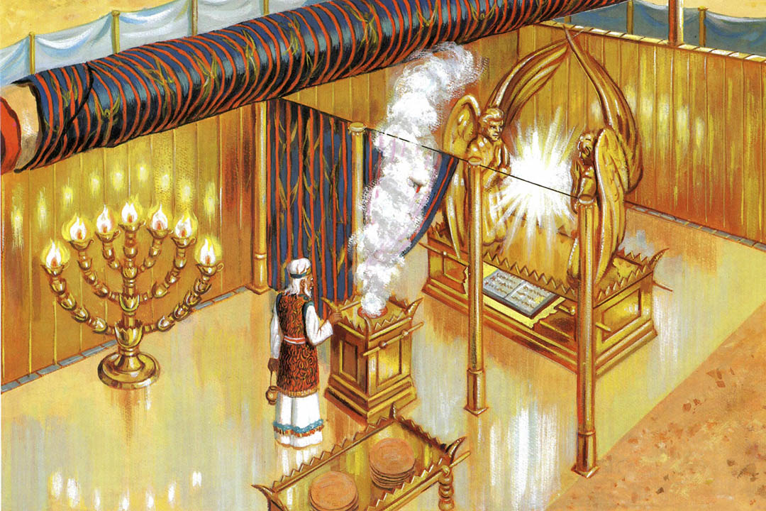 施恩座上的宝血-至圣所中的约柜 Ark o Covenant in the Holy of Holies