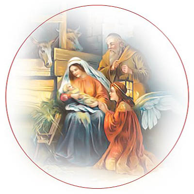 耶稣脚踪-耶稣降世-圆图