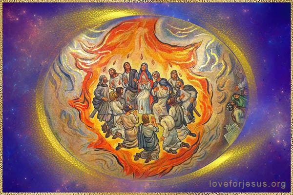 五旬节-使徒行传2章-圣灵如火降下