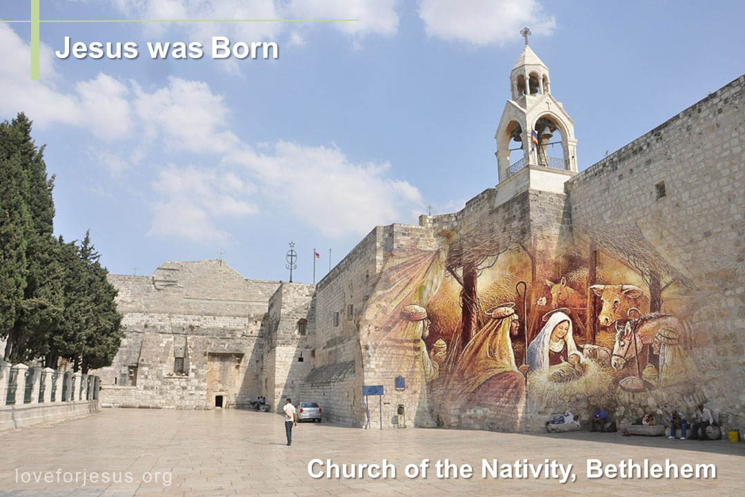 Virgin Mary gave birth to baby Jesus after miraculous conception. Picture: Church of the Nativity in Bethlehem.