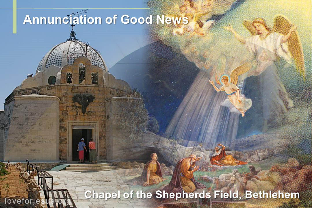 Picture: Chapel of the Shepherds Field in Bethlehem.