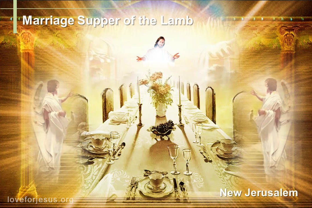 Picture: marriage supper of the Lamb illustration