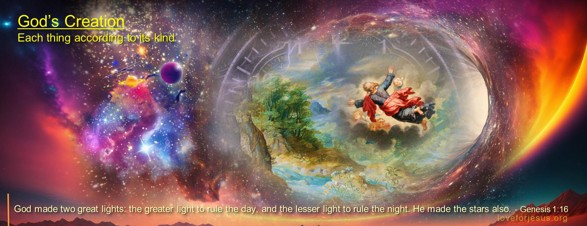 Each thing according to its kind - Genesis 1:16