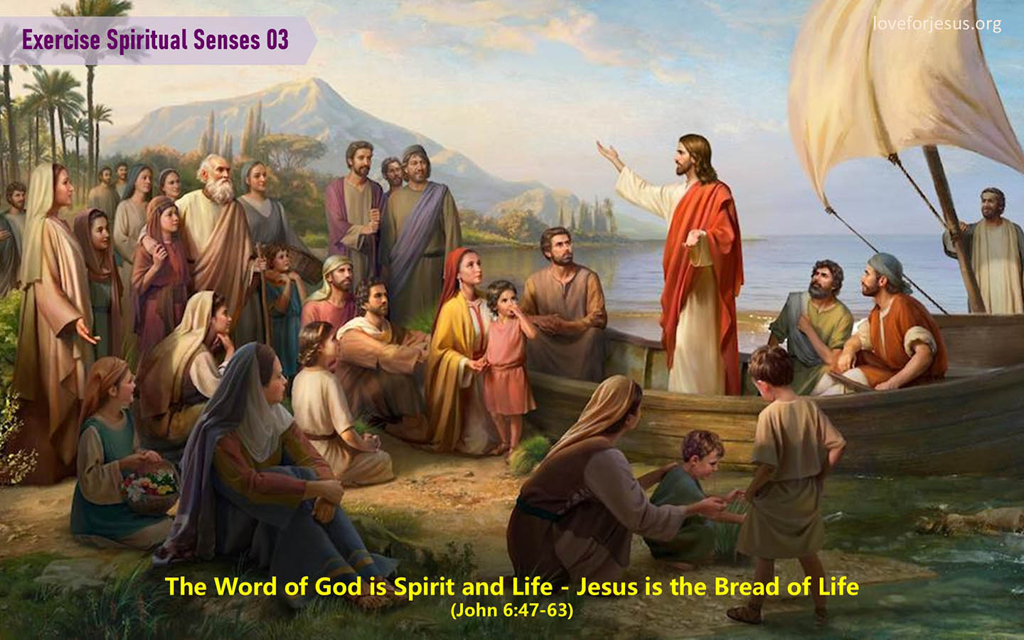 The Word of God is Spirit and Life Jesus is the Bread of Life