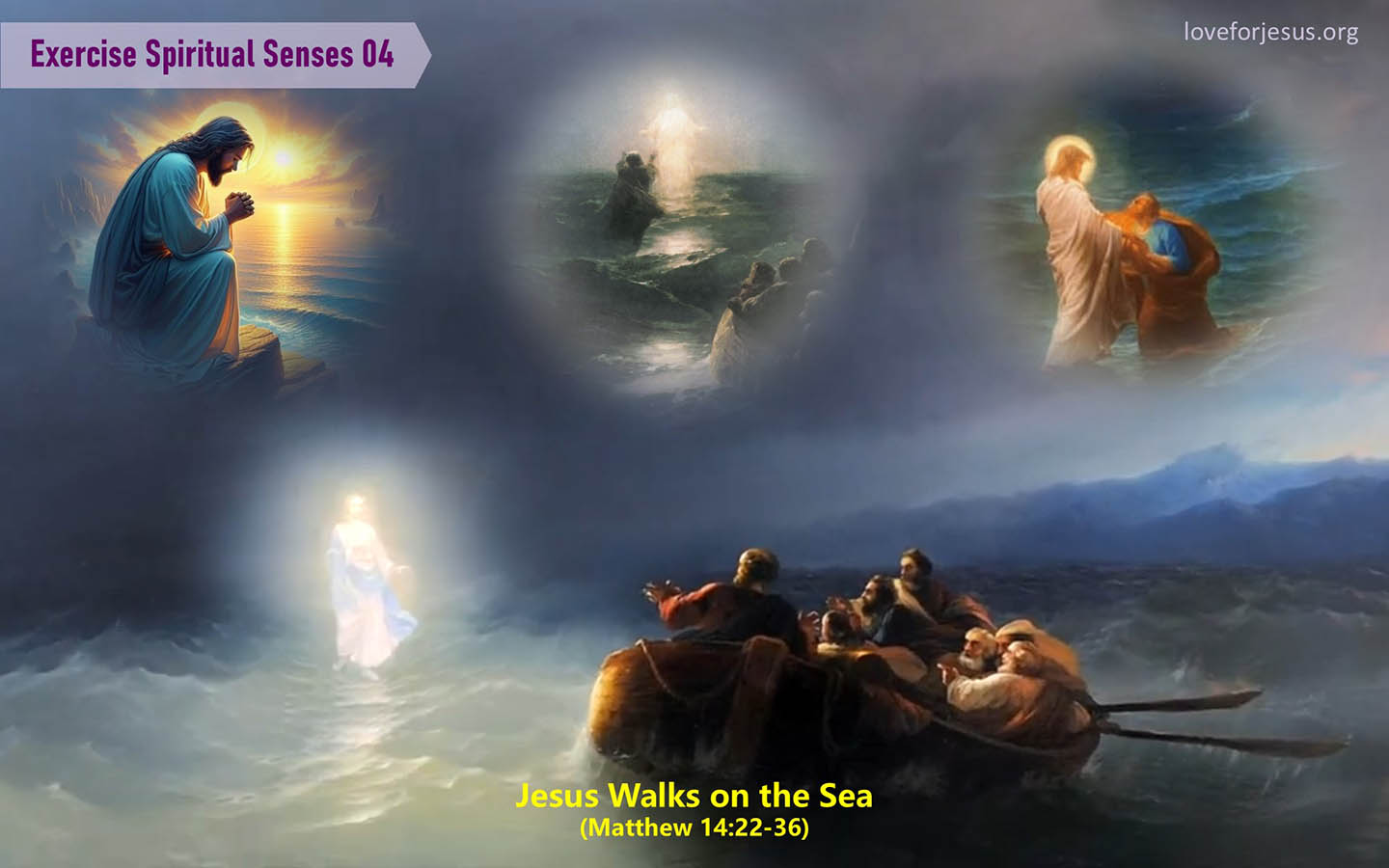 Jesus Walks on the Sea
